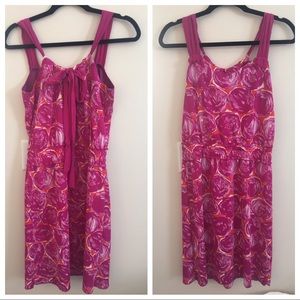 Tory Burch Pink and Purple Floral Dress